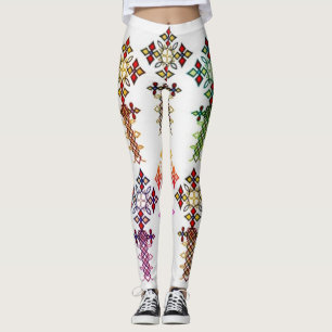 Ethiopian Cross Leggings