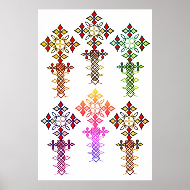 Ethiopian Cross Poster (Front)