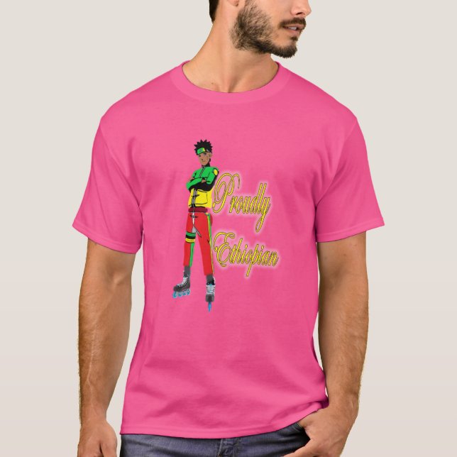 Ethiopian dress clothes habesha T-Shirt (Front)