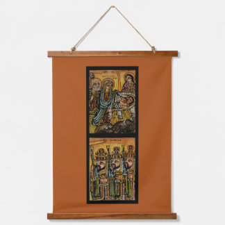 Ethiopian Nativity Icon Hanging Tapestry