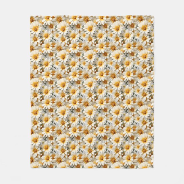 Ethiopian New Year Enkutatash Adey Abeba Pattern Fleece Blanket (Front)