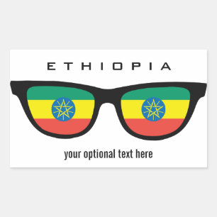 Ethiopian Shades custom stickers