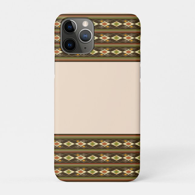 Ethiopian Tebeb Pattern Case-Mate iPhone Case (Back)