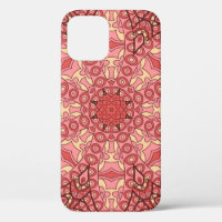 Ethnic Abstract Flower, Mandalas Seamless.