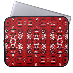 Ethnic Abstract Vintage Boho Tile Laptop Sleeve