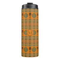 Ethnic African Adinkra simbols. Thermal Tumbler