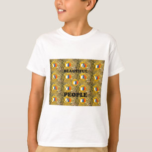 Ethnic African Art Design Print: Beautiful People T-Shirt