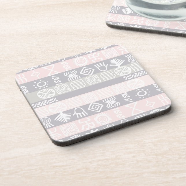 Ethnic African Boho Design Coaster (Left Side)