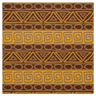 ethnic african hand-drawn pattern fabric