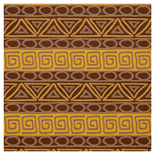ethnic african hand-drawn pattern fabric (Swatch)