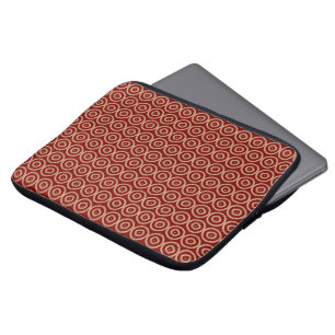 ethnic african hand-drawn pattern laptop sleeve