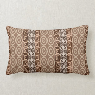 Ethnic african hand-drawn pattern. lumbar cushion