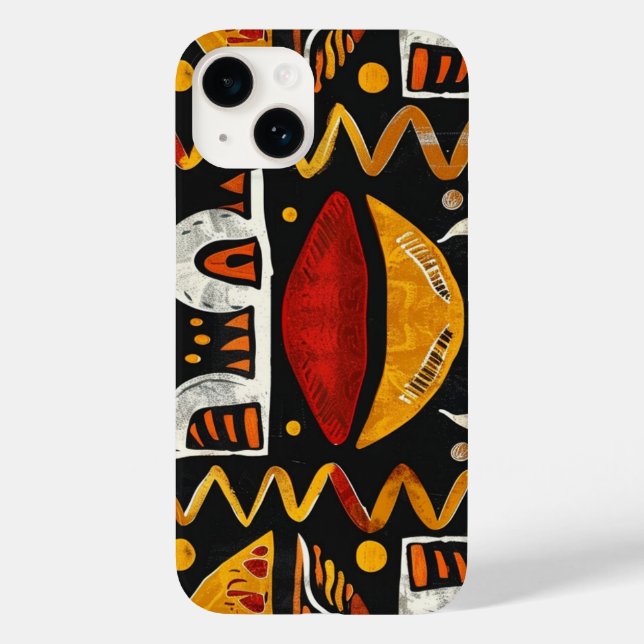 Ethnic African iPhone Case for 14 iPhone (Back)