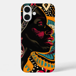 Ethnic African iPhone Case for 16 Plus iPhone
