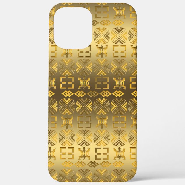 Ethnic African pattern with Adinkra simbols Case-Mate iPhone Case (Back)