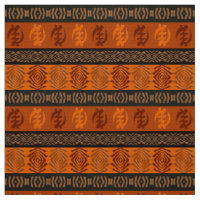Ethnic African pattern with Adinkra symbols