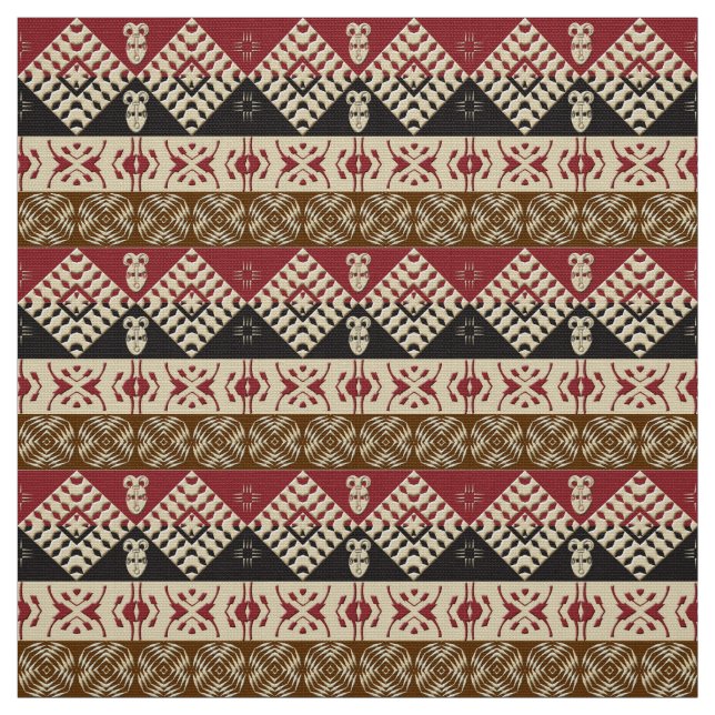 ethnic african seamless pattern fabric (Swatch)