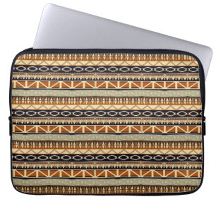 ethnic african seamless pattern laptop sleeve