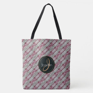 ethnic african seamless pattern.monogram. tote bag