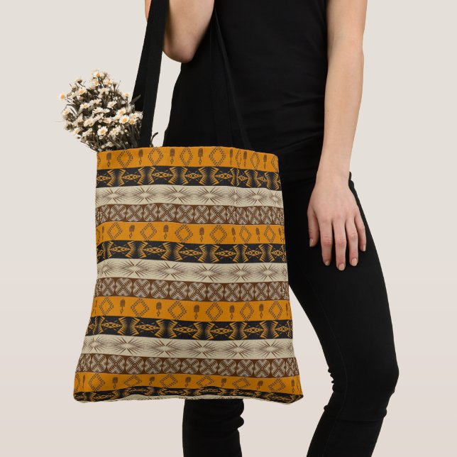 ethnic african seamless pattern tote bag (Close Up)