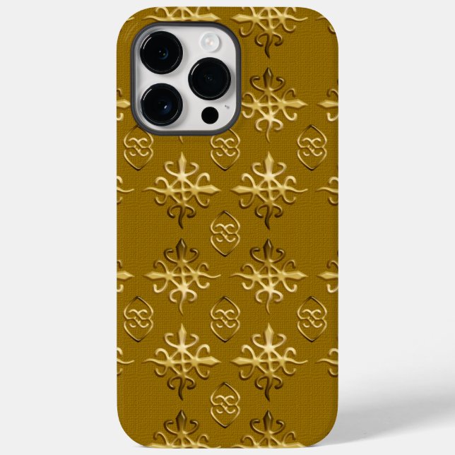 Ethnic african tribal pattern. Adinkra Symbols Case-Mate iPhone Case (Back)
