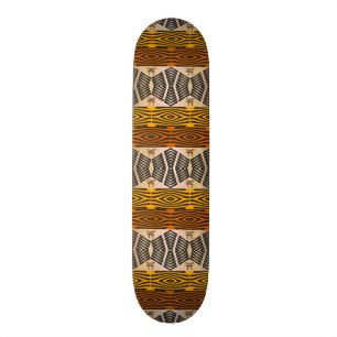 ethnic african tribal pattern skateboard