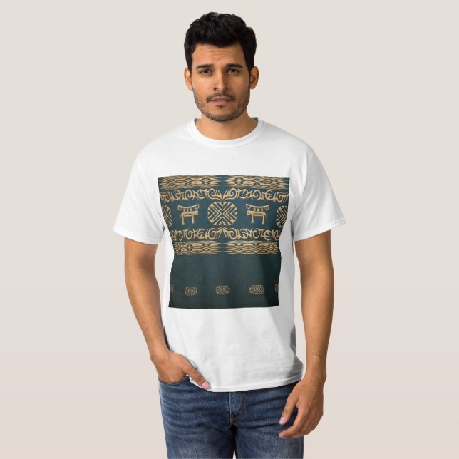 ethnic african tribal pattern T-Shirt (Front Full)