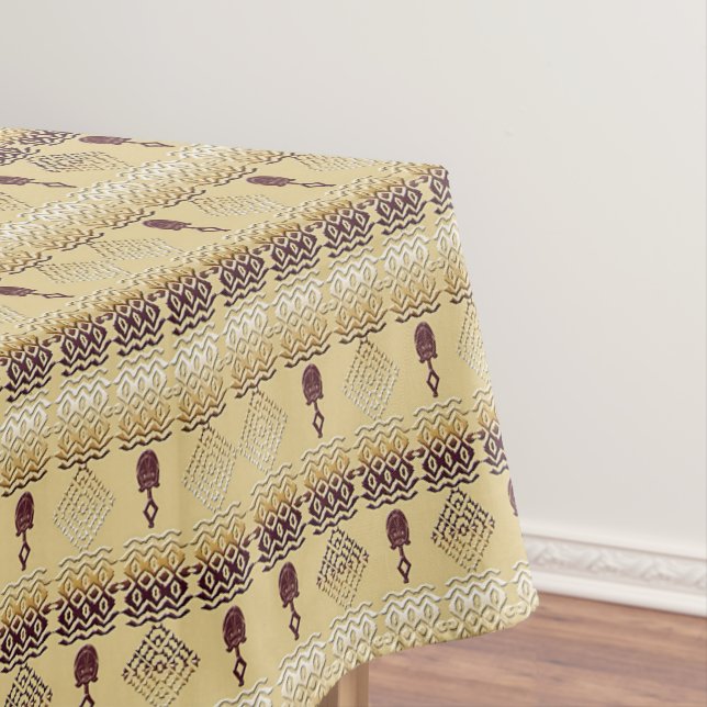 ethnic african tribal pattern tablecloth (In Situ)