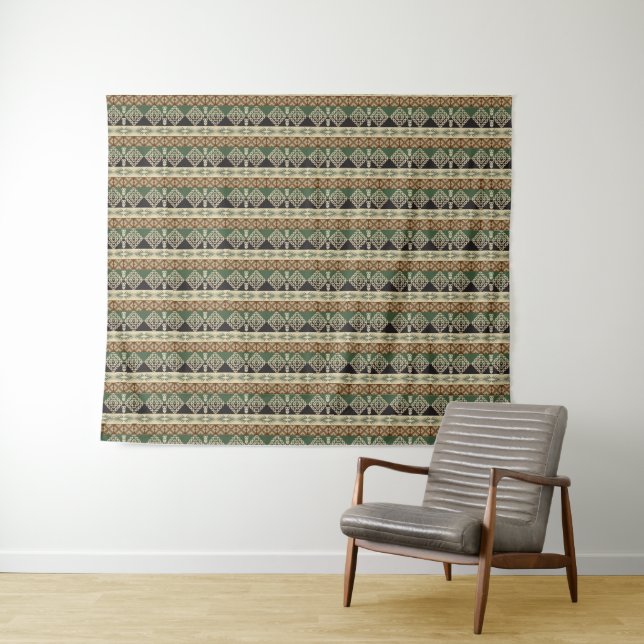 ethnic african tribal pattern tapestry (In Situ (Horizontal))