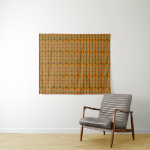 ethnic african tribal pattern tapestry