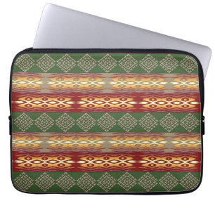 Ethnic african tribal  striped pattern. laptop sleeve