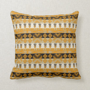 ethnic African Tribal Stripes pattern Cushion
