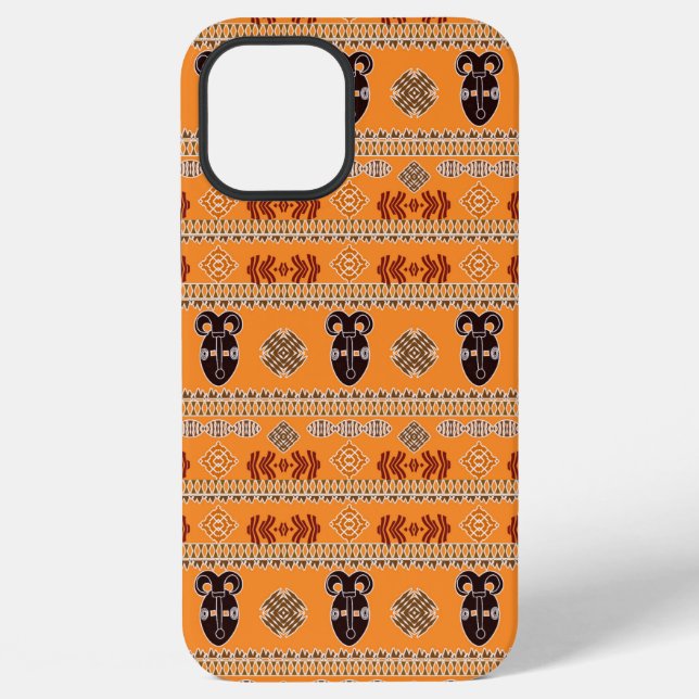 Ethnic African Tribal Stripes pattern. iPhone Case (Back)