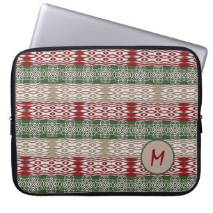 Ethnic African Tribal Stripes Pattern Laptop Sleeve