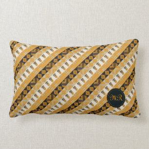 ethnic African Tribal Stripes pattern Lumbar Cushion
