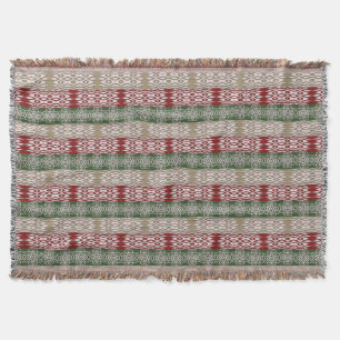 Ethnic African Tribal Stripes Pattern. Throw Blanket