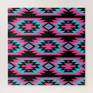 Ethnic American Indian: Aztec Motifs. Jigsaw Puzzle