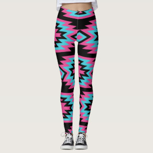 Ethnic American Indian: Aztec Motifs. Leggings