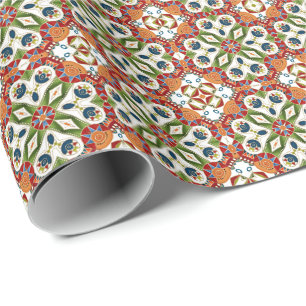 ethnic Arabic oriental ornament vintage Wrapping Paper