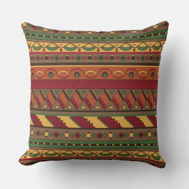 Ethnic background cushion (Front)