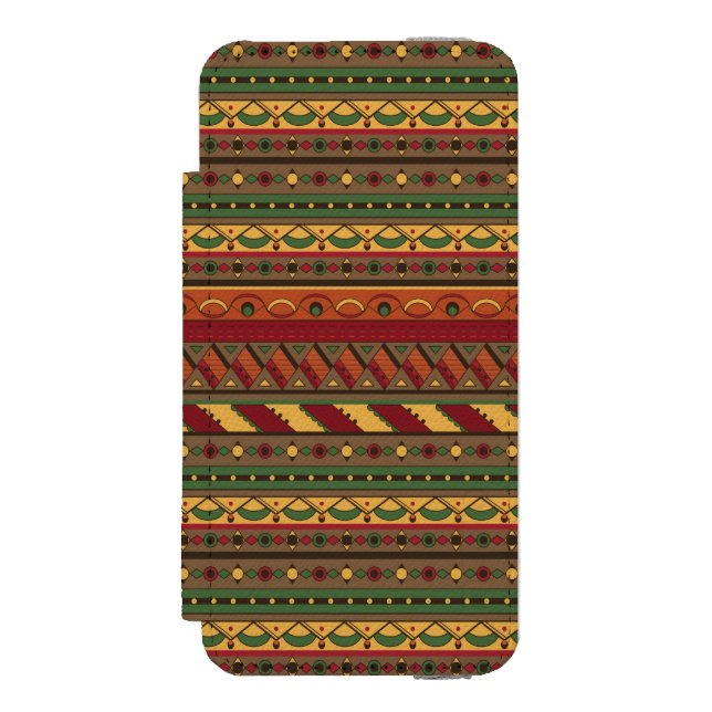 Ethnic background incipio iPhone wallet case (Folio Front)