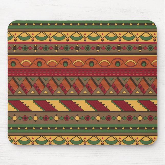 Ethnic background mouse pad (Front)