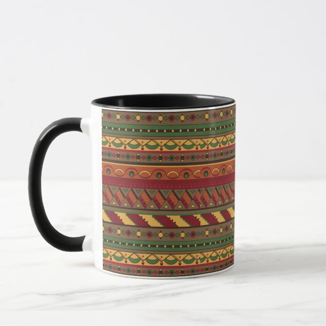 Ethnic background mug (Left)