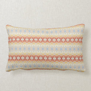 ethnic bohemian style geometric pattern lumbar cushion