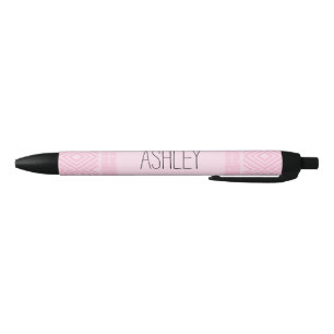 Ethnic Boho-chic Pink Personalised Pen 2