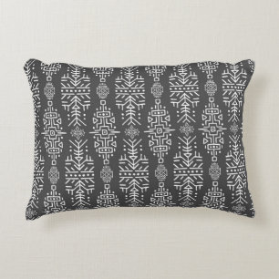 Ethnic Boho Chic: Seamless Tribal Design Decorative Cushion