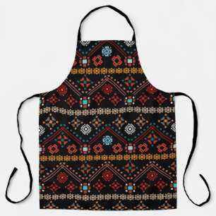 Ethnic Boho: Colourful Tribal Seamless. Apron