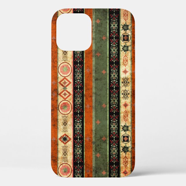 Ethnic Boho Grunge, Colourful Pattern. Case-Mate iPhone Case (Back)