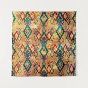 Ethnic boho grunge old pattern. Tribal art print. Tapestry