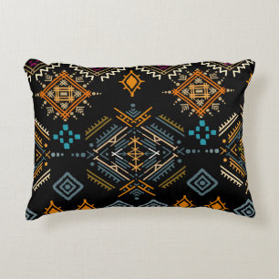 Ethnic Boho Ornament Seamless Pattern Decorative Cushion
